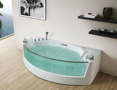 Стеклянная ванна Gemy G9079 200x105